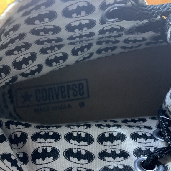 Vintage Converse Batman High Top Sneakers Size 4 - Picture 3 of 5